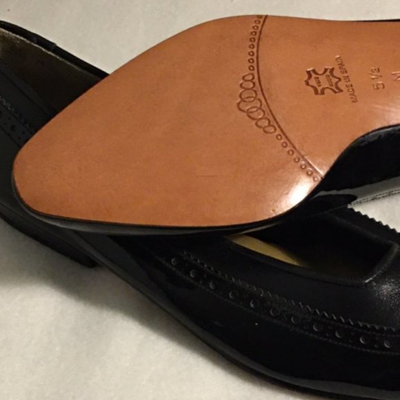 SESTO MEUCCI OLE Black Patent Leather Flats 5.5M - Picture 9 of 16